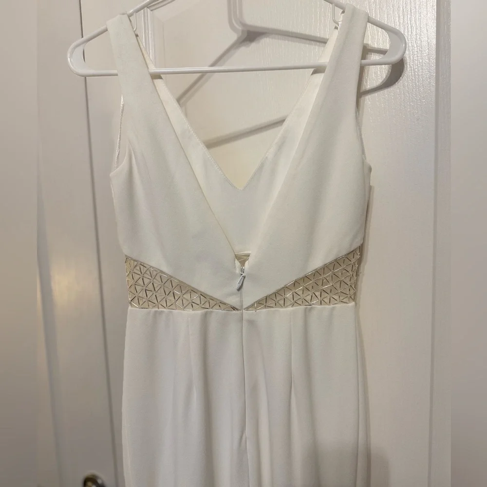 Lulu's White Lace Detail Maxi Dress - Picture 4 of 8